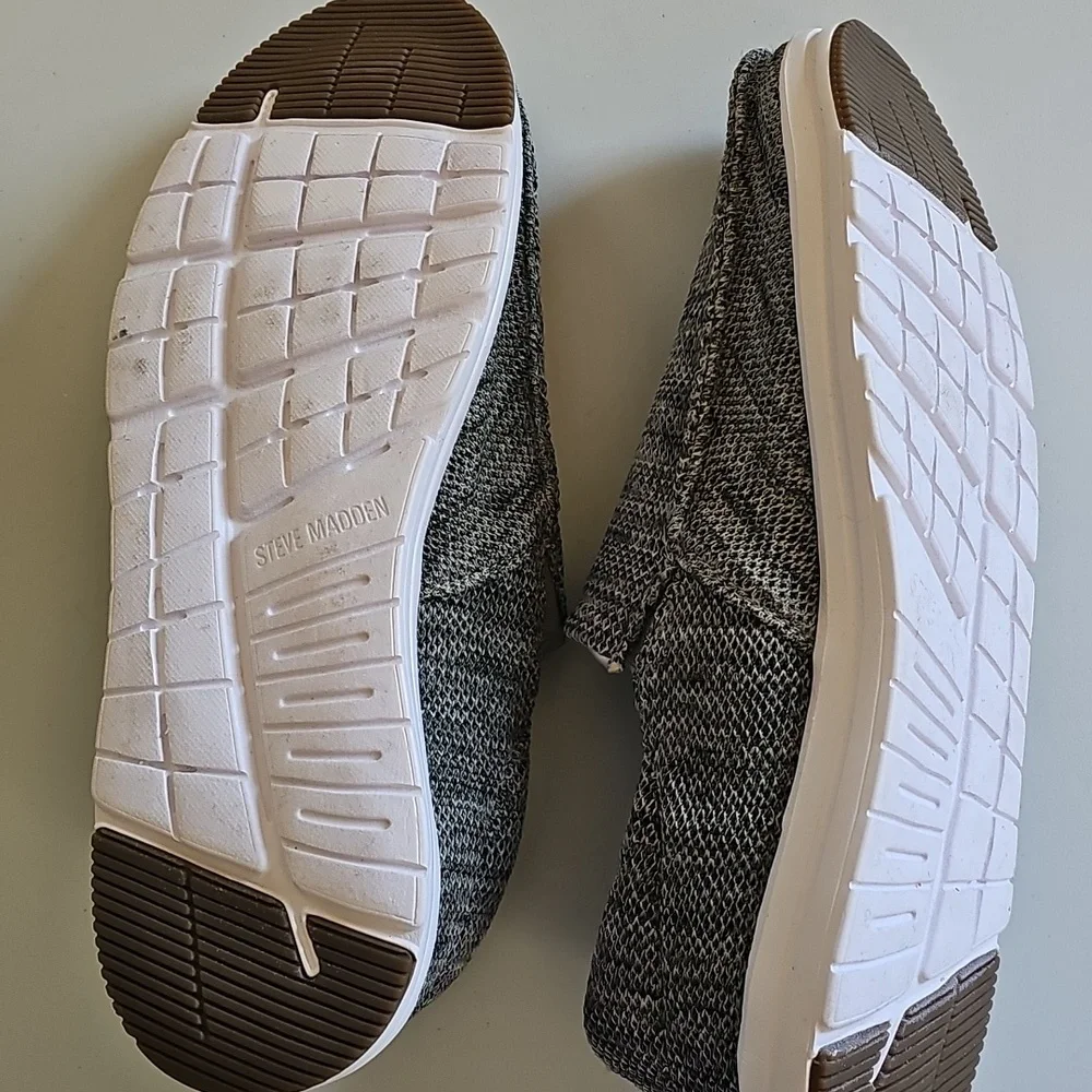 Steve Madden Men's Gray Slip-On Shoes Size 12‎